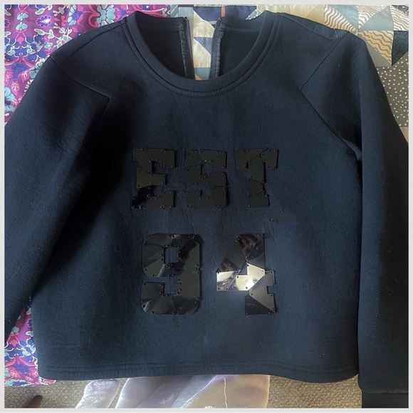 Est. 1994, 94 crop goth top. - Picture 2 of 4